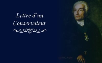 ⭐ Lettre d’un Conservateur N°4 : La tradition